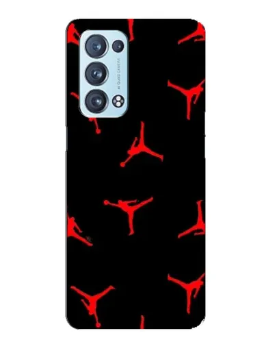 Чехол для OPPO Reno6 Pro Plus 5G с картинкой «Jordan Red Pattern»