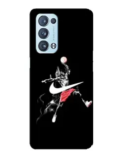 Чехол для OPPO Reno6 Pro Plus 5G с картинкой «Jordan Jumpman»