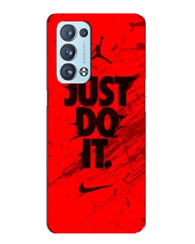 Чехол для OPPO Reno6 Pro Plus 5G с картинкой «Nike Just Do It»