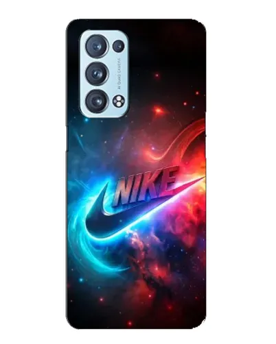 Чехол для OPPO Reno6 Pro Plus 5G с картинкой «Огненный логотип Nike» Чехол для OPPO Reno6 Pro Plus 5G с картинкой «Огненный логотип Nike»
