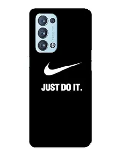 Чехол для OPPO Reno6 Pro Plus 5G с картинкой «Классический принт Nike»