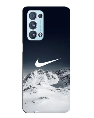 Чехол для OPPO Reno6 Pro Plus 5G с картинкой «Nike — зимние горы» Чехол для OPPO Reno6 Pro Plus 5G с картинкой «Nike — зимние горы»