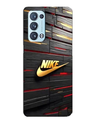 Чехол для OPPO Reno6 Pro Plus 5G с картинкой «Золотой Nike на металле» Чехол для OPPO Reno6 Pro Plus 5G с картинкой «Золотой Nike на металле»