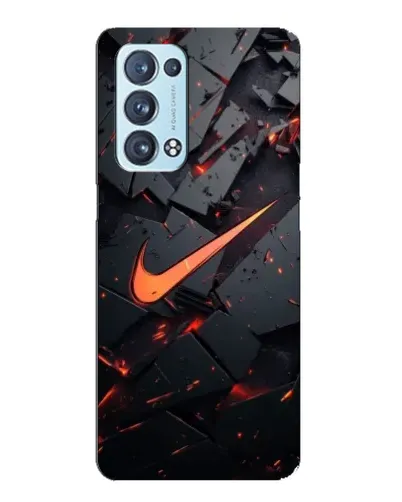 Чехол для OPPO Reno6 Pro Plus 5G с картинкой «Nike — эффект разломов» Чехол для OPPO Reno6 Pro Plus 5G с картинкой «Nike — эффект разломов»