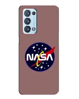 Чехол для OPPO Reno6 Pro Plus 5G с картинкой «NASA — ретро космос»