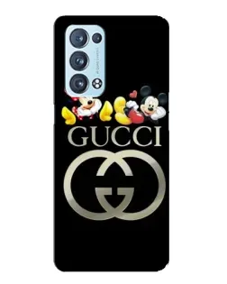 Чохол для OPPO Reno6 Pro Plus 5G з картинкою «Gucci — герої Disney»