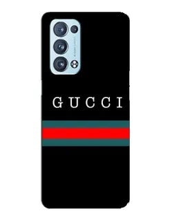 Чохол для OPPO Reno6 Pro Plus 5G з картинкою «Gucci — червоний пояс»