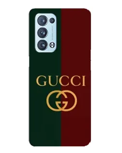 Чохол для OPPO Reno6 Pro Plus 5G з картинкою «Gucci — темно-зелений градієнт»
