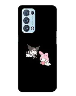 Чехол для OPPO Reno6 Pro Plus 5G с картинкой «My Melody и Kuromi»