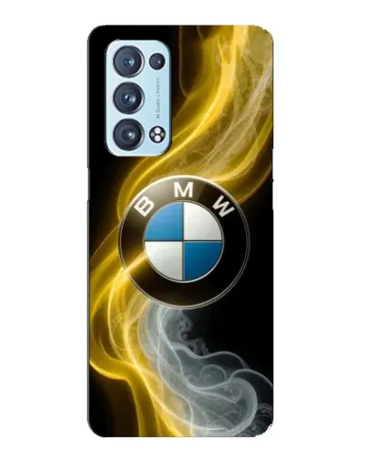 Чехол для OPPO Reno6 Pro Plus 5G с картинкой «Золотистый дым BMW» Чехол для OPPO Reno6 Pro Plus 5G с картинкой «Золотистый дым BMW»