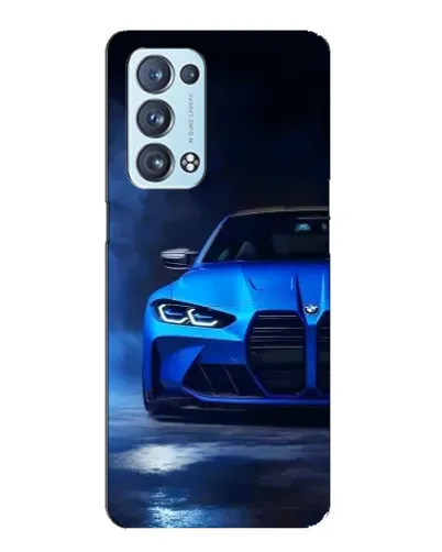 Чехол для OPPO Reno6 Pro Plus 5G с картинкой «Голубая BMW M4» Чехол для OPPO Reno6 Pro Plus 5G с картинкой «Голубая BMW M4»