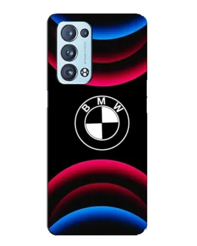 Чехол для OPPO Reno6 Pro Plus 5G с картинкой «Логотип BMW и неоновые дуги» Чехол для OPPO Reno6 Pro Plus 5G с картинкой «Логотип BMW и неоновые дуги»