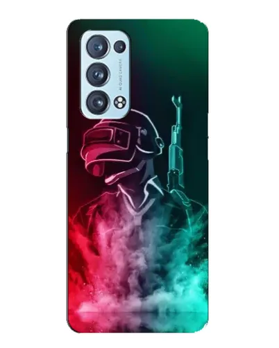 Чехол для OPPO Reno6 Pro Plus 5G с картинкой «PUBG — огненный воин» Чехол для OPPO Reno6 Pro Plus 5G с картинкой «PUBG — огненный воин»