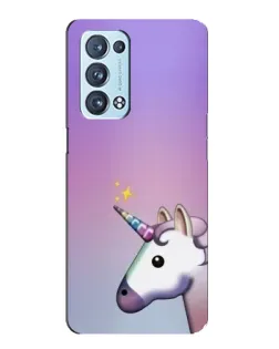 Чехол для OPPO Reno6 Pro Plus 5G с картинкой «Единорог градиент» Чехол для OPPO Reno6 Pro Plus 5G с картинкой «Единорог градиент»