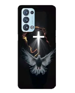 Чехол для OPPO Reno6 Pro Plus 5G с картинкой «Голубь и Свет»
