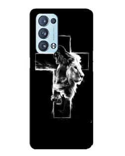 Чехол для OPPO Reno6 Pro Plus 5G с картинкой «Сияющий крест Jesus»