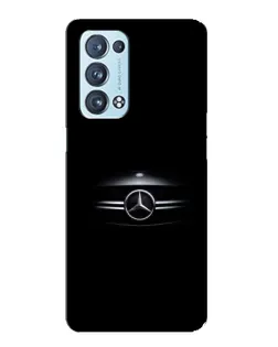Чехол для OPPO Reno6 Pro Plus 5G с картинкой «Mercedes — абстрактные линии»