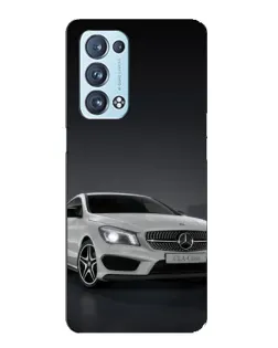 Чехол для OPPO Reno6 Pro Plus 5G с картинкой «Mercedes AMG GT Silver»