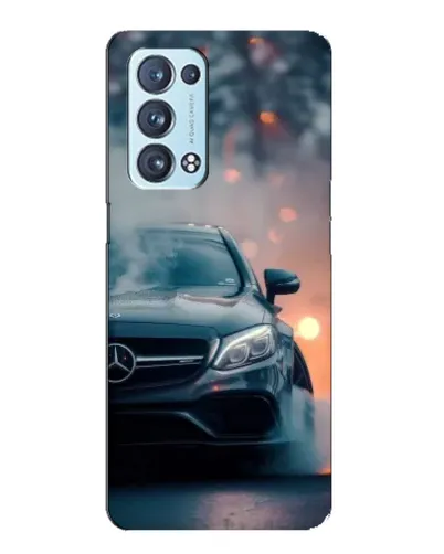 Чехол для OPPO Reno6 Pro Plus 5G с картинкой «Mercedes — ночной город»
