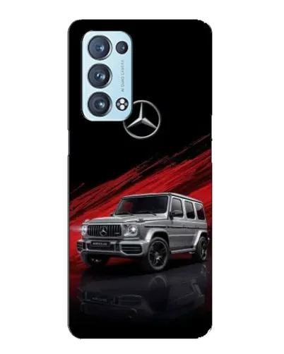 Чехол для OPPO Reno6 Pro Plus 5G с картинкой «Mercedes G-Class красный»