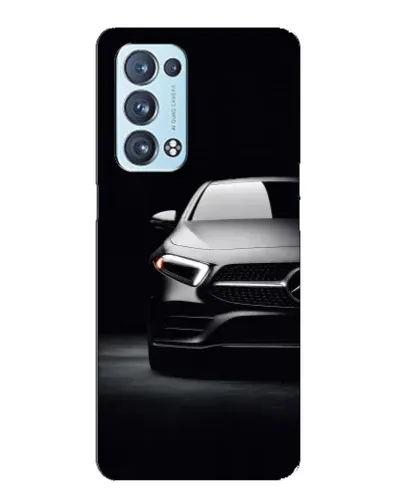 Чехол для OPPO Reno6 Pro Plus 5G с картинкой «Свет фар Mercedes»