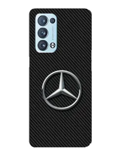 Чехол для OPPO Reno6 Pro Plus 5G с картинкой «Карбоновый Mercedes стиль»
