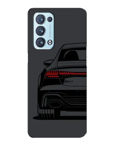 Чехол для OPPO Reno6 Pro Plus 5G с картинкой «Задняя часть Audi — арт»