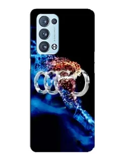 Чехол для OPPO Reno6 Pro Plus 5G с картинкой «Энергия лого Audi»