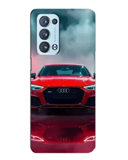 Чехол для OPPO Reno6 Pro Plus 5G с картинкой «Audi RS — красный стиль»