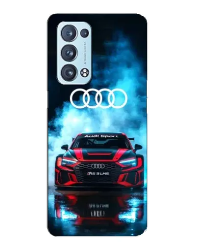 Чехол для OPPO Reno6 Pro Plus 5G с картинкой «Audi Sport — неон»