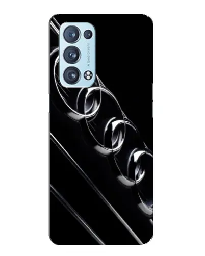 Чехол для OPPO Reno6 Pro Plus 5G с картинкой «Audi — абстрактные кольца»