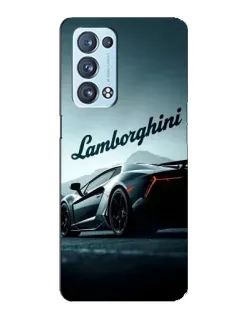 Чехол для OPPO Reno6 Pro Plus 5G с картинкой «Классическая надпись Lamborghini»