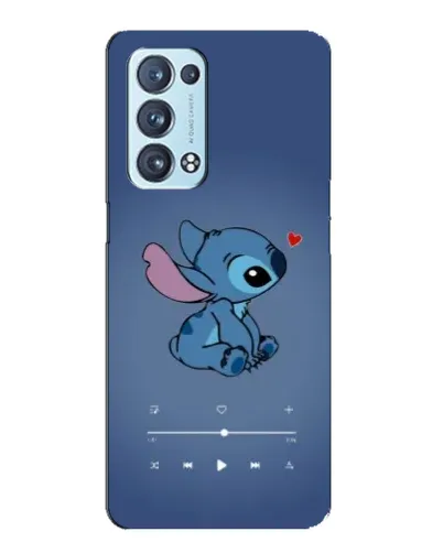 Чехол для OPPO Reno6 Pro Plus 5G с картинкой «Музыкальный Stitch»