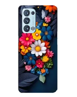 Чехол для OPPO Reno6 Pro Plus 5G с картинкой «Цветочная феерия» Чехол для OPPO Reno6 Pro Plus 5G с картинкой «Цветочная феерия»