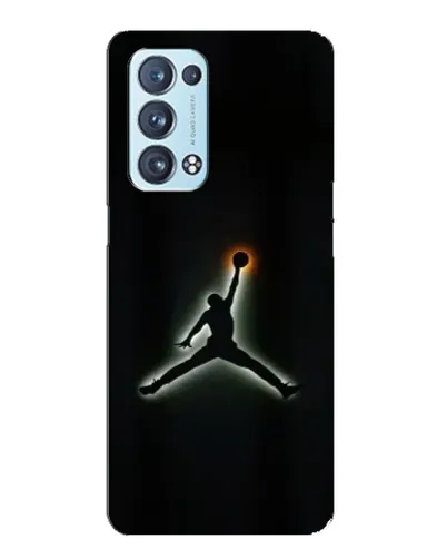 Чехол для OPPO Reno6 Pro 5G с картинкой «Jordan Gradient Logo»