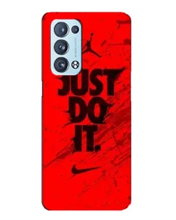 Чехол для OPPO Reno6 Pro 5G с картинкой «Nike Just Do It»