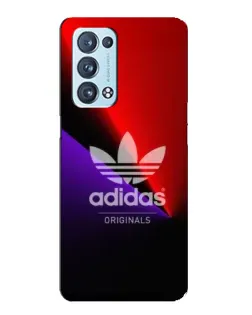Чехол для OPPO Reno6 Pro 5G с картинкой «Adidas Red Neon»