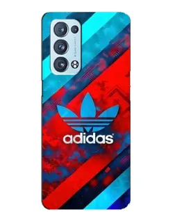Чехол для OPPO Reno6 Pro 5G с картинкой «Абстракция Adidas»