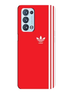Чохол для OPPO Reno6 Pro 5G з картинкою «Червоний мінімалізм Adidas» Чохол для OPPO Reno6 Pro 5G з картинкою «Червоний мінімалізм Adidas»