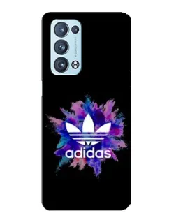 Чохол для OPPO Reno6 Pro 5G з картинкою «Вибух фарб Adidas»