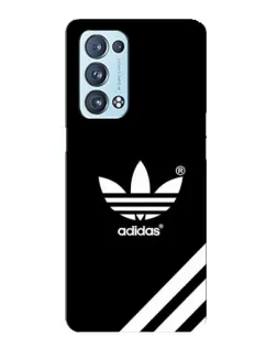 Чохол для OPPO Reno6 Pro 5G з картинкою «Adidas з діагональними смугами»