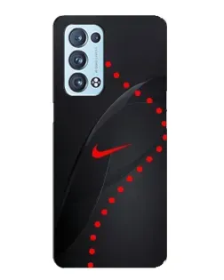 Чехол для OPPO Reno6 Pro 5G с картинкой «Абстрактный дизайн Nike»