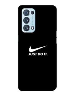 Чехол для OPPO Reno6 Pro 5G с картинкой «Минимализм от Nike»