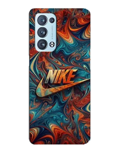 Чехол для OPPO Reno6 Pro 5G с картинкой «Nike в абстракции»