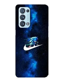 Чехол для OPPO Reno6 Pro 5G с картинкой «Звездный путь Nike»