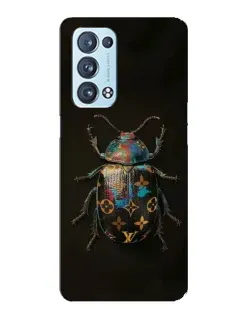 Чехол для OPPO Reno6 Pro 5G с картинкой «LV — мраморный принт»