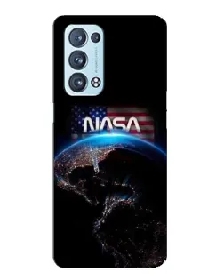 Чехол для OPPO Reno6 Pro 5G с картинкой «Земля из космоса NASA»