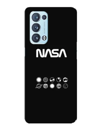 Чехол для OPPO Reno6 Pro 5G с картинкой «NASA — технический принт» Чехол для OPPO Reno6 Pro 5G с картинкой «NASA — технический принт»