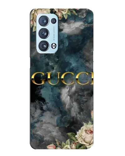 Чехол для OPPO Reno6 Pro 5G с картинкой «Абстрактные цветы Gucci» Чехол для OPPO Reno6 Pro 5G с картинкой «Абстрактные цветы Gucci»