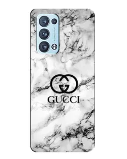 Чехол для OPPO Reno6 Pro 5G с картинкой «Gucci — мраморный шик» Чехол для OPPO Reno6 Pro 5G с картинкой «Gucci — мраморный шик»